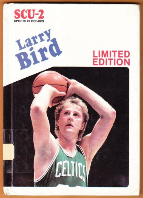 Larry Bird Sports Close Ups 1986 Book Boston Celtics Indiana State