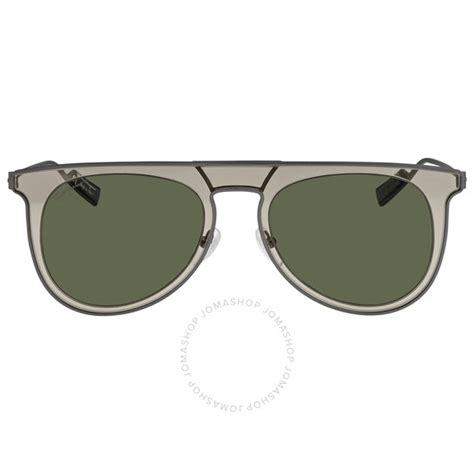 salvatore ferragamo green rectangular men s sunglasses sf209s 759 53 886895411806 sunglasses