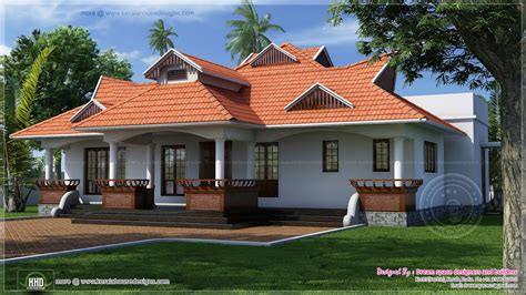 Traditional Kerala Style One Floor House Home Kerala Plans