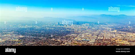 Aerial Of Los Angeles Stock Photo Alamy
