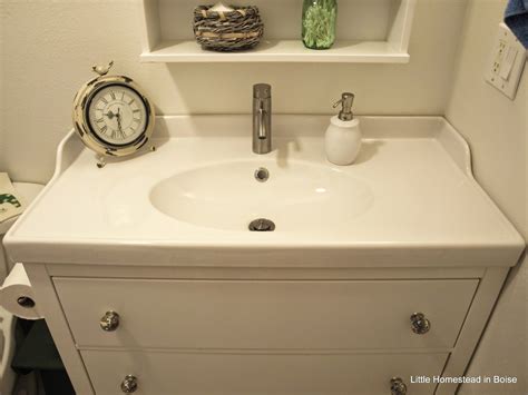 Ikea hemnes sink bathroom remodel. Bathroom Remodel Reveal- Finally! Fun DIY Home Makeovers ...
