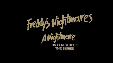 “remember This Freddys Nightmares” 1988 1990 Newretrowave