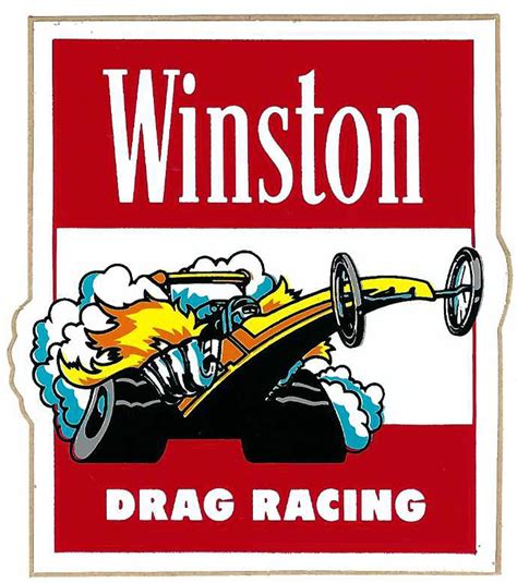 Winston Drag Racing Decal Sticker Vintage Etsy