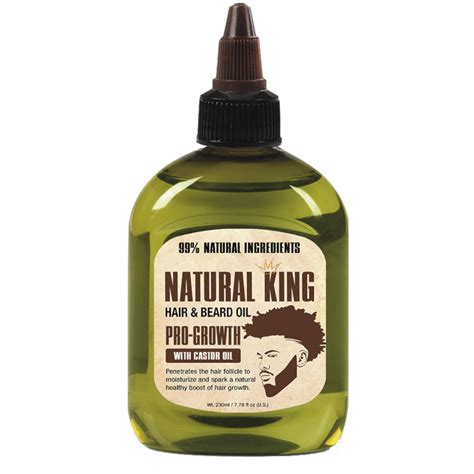 Natural King Pro Growth Castor Hair And Beard Oil 71 Oz — Cosmetic