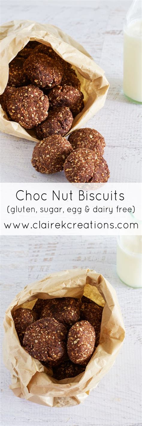 When preparing desserts for parties, bake sales, and children's birthdays, you may have to account for a variety of diets and food allergies. Choc nut biscuits (gluten, sugar, egg & dairy free ...