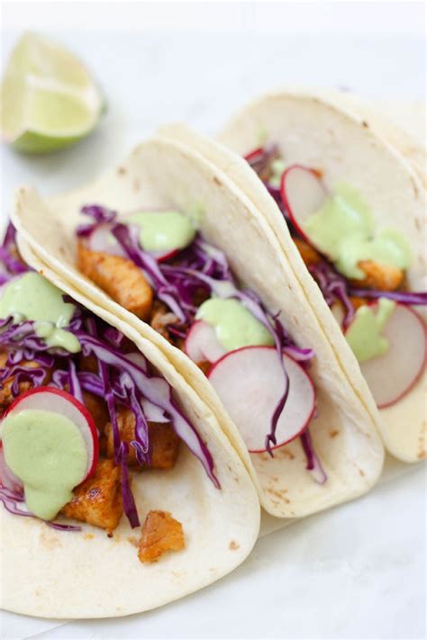 Healthy Fish Tacos The Home Cooks Kitchen