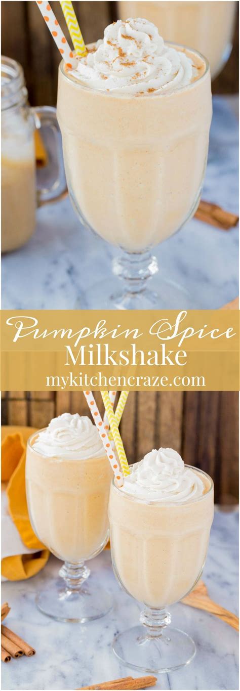 Pumpkin Spice Milkshake ~ ~ Start Your