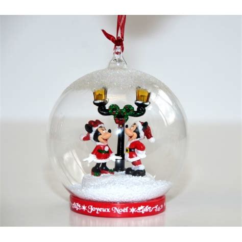 Disney Mickey And Minnie Light Up Christmas Bauble
