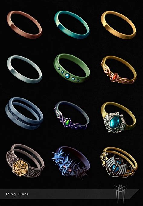Fantasy Ring Tiers Fantasy Ring Fantasy Rings Magic Fantasy Jewelry