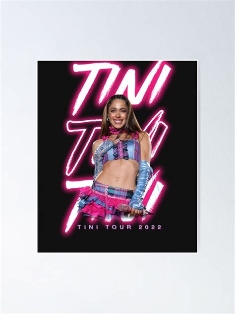 Tini Stoessel Merch Tour 2022 Poster For Sale By Tstoesselno Redbubble