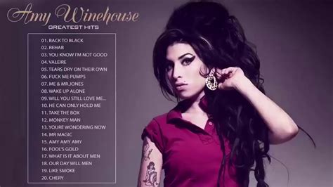 Amy Winehouse Greatest Hits Best Songs Amy Winehouse Amy Winehouse