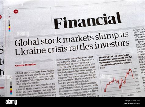 Global Stock Markets Slump As Ukraine Crisis Rattles Investors Financial Page Of Guardian