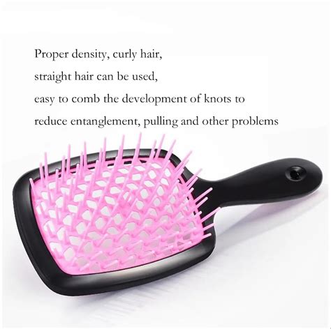 1pcs scalp massage wide teeth air cushion combs women hair massage scalp brush hollowing out