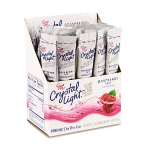 Crystal Light Drink Mix Packets Crystal Clear Bottled Water