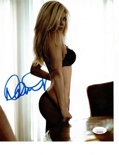 Donna D Errico Playboy Baywatch Star Lingerie Autograph Signed X