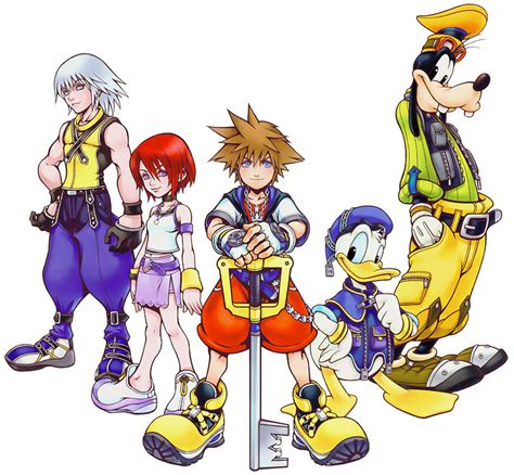 Main Characters Art Kingdom Hearts Art Gallery