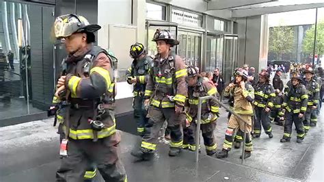 Firefighters Take Part In Memorial Stair Climb At 3 World Trade Center