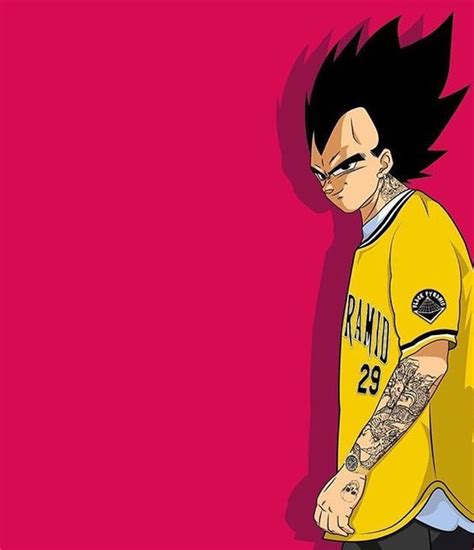 here s a gallery of anime characters wearing high end streetwear dragon ball super manga