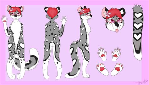 Snow Leopard Ref Sheet Commission By Tigerparadise On Deviantart