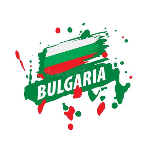 Bulgaria Flag Vector Illustration On A White Background Stock Vector