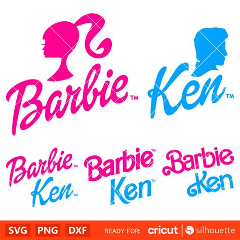 Barbie And Ken Bundle Svg Barbie Doll Svg Girly Pink Svg Retro Svg
