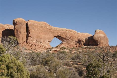 Arch At Arches National Park Stock Image Image Of Arid State 98325133