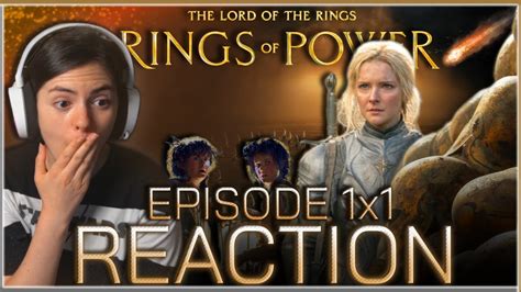 The Rings Of Power Episode 1x1 Reaction The Lord Of The Rings Youtube