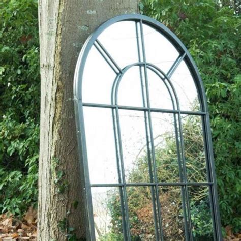 Custom Large New Rustic Multi Panelled Arched Window Garden Outdoor