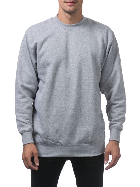 Pro Club Mens Heavyweight 13oz Crew Neck Fleece Pullover Sweatshirt