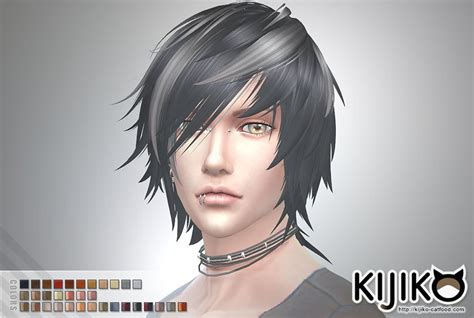 Sims 4 Hairs Kijiko Sims White Toyger Kitten Ts4 Edition For Male