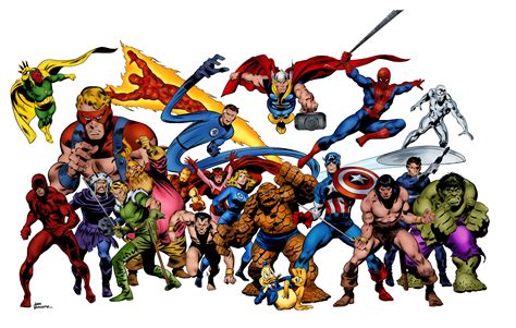 Marvel Super Heroes John Buscema Marvel Superheroes Marvel And Dc
