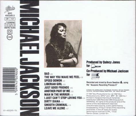 Michael Jackson Bad Michael Jackson Muziek Bol
