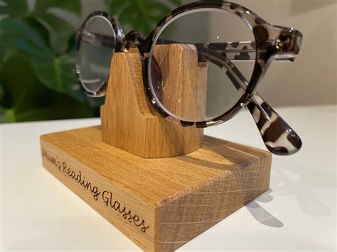 glasses stand spectacle holder wooden eye glasses holder etsy