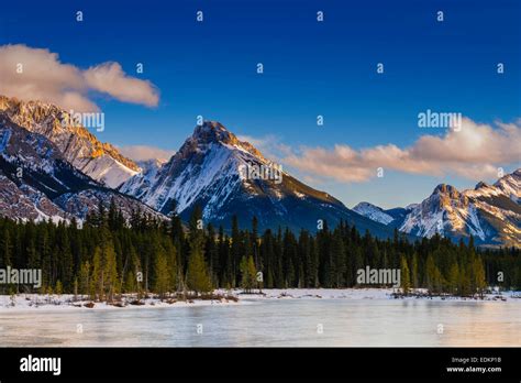 Scenic Winter Views Of The Rocky Mountains Peter Lougheed Provincial