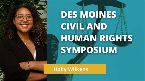 Des Moines Civil And Human Rights Symposium Youtube
