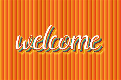 Premium Vector Welcome Illustration