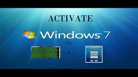 Activate Win 7 Using Cmd And Removewat Permanently Youtube