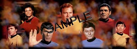 Star Trek The Original Series Cast Print Colour