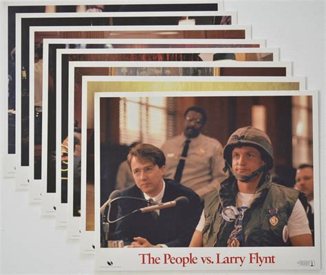 One of the truly bizarre careers in recent american cultural life provides the source of tart and tasty amusement in the people vs. People Vs. Larry Flynt (The) Set of 8 Original Colour ...