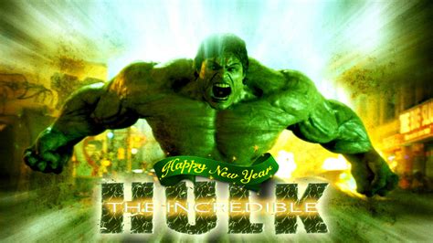 Happy New Year Incredible Hulk Marvel Avenger Strongest Superhero Hd