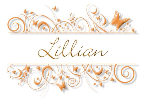 The Meaning Of The Name Lillian Is Variant Of Lillian Derived From The