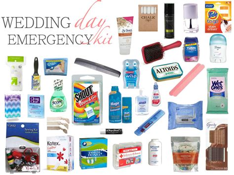 Bottles And Burbs Adventures In Wedding Day Emergency Kits