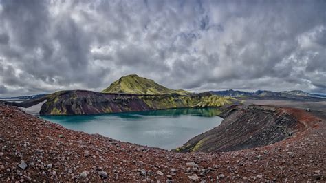 Visualized Memories — “hnausapollur” A Crater Lake In The Icelandic