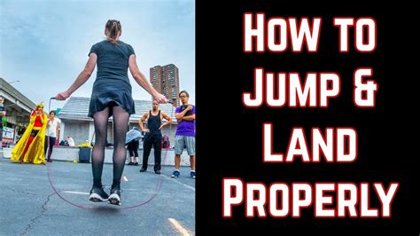 How To Jump And Land Properly Youtube