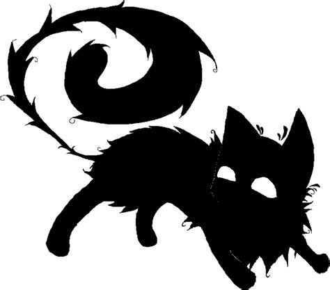 Aions Cat Form Black Anime Cat Png Free Transparent Png Download