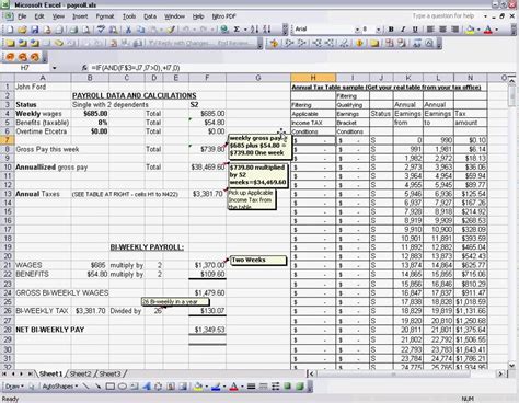 Payroll Excel Tax Table Tricks Youtube