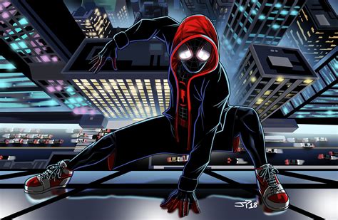 Spiderman Into The Spider Verse Movie Art Hd Movies 4k Wallpapers