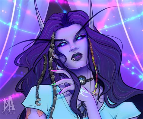 Mischi ⚔ Commissions Open On Twitter 🐙 Beths Gorgeous Void Elf