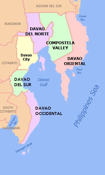 This Is The Davao Region In The Southern Philippines Davao Occidental