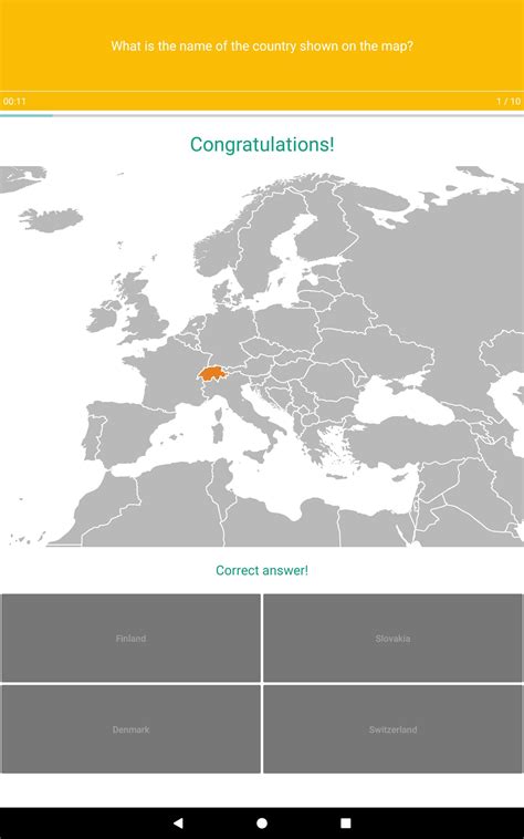 Quiz na mapie Europy - Kraje i stolice Europy for Android - APK Download